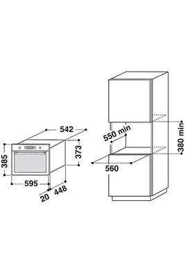 Whirlpool AMW 731/IX Einbau-Mikrowelle/Grill, 31 l, 1000 W, Edelstahl