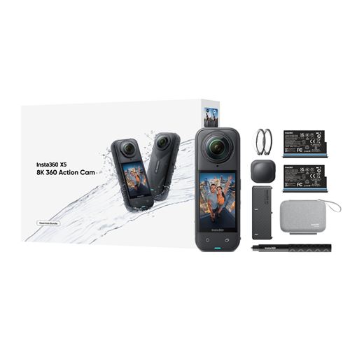 Insta360 X5 Essential Black Action-Kamera-Bundle